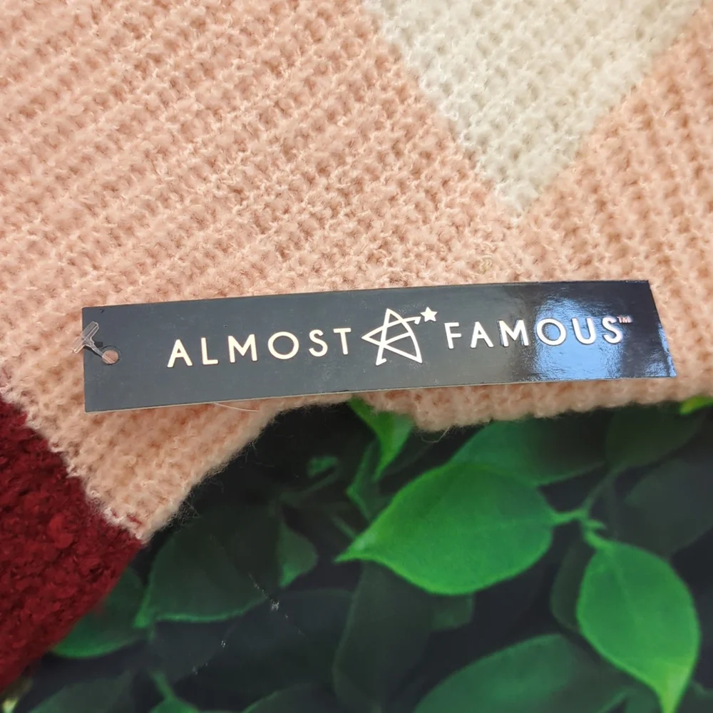 NWT Women's Medium Striped Academia Style Sweater from Almost Famous - Picture 8 of 12